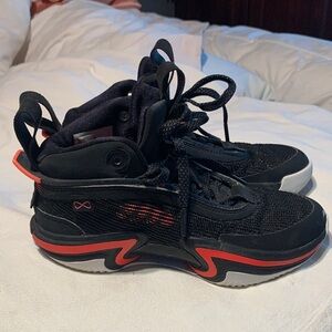 Nike 4.5 Kids Black and Red Sneakers